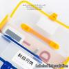 A4 Transparent File Bag-Waterproof Thickened Organizer,Large Capacity Storage for Office Documents & Student Test Paper/Textbook