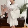Carto Print Women's Shoulder Bag Large Capacity Ladies Tote Handbags Soft Quilted Female Travel Shopping Bags Girls Book Bag