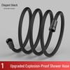 Universal Nylon Braided Anti-Tangle Shower Hose, High Flow, Hot/Cold, Explosion-Proof.