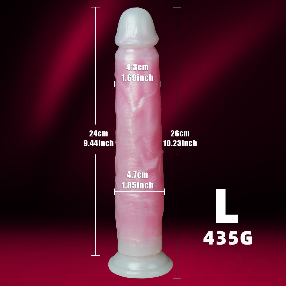 Velké realistické dildo pro ženy začátečnice Posuvná kůže předkožka Anální pochva Bodová stimulace G Umělý penis sexuální hračka masturbátor