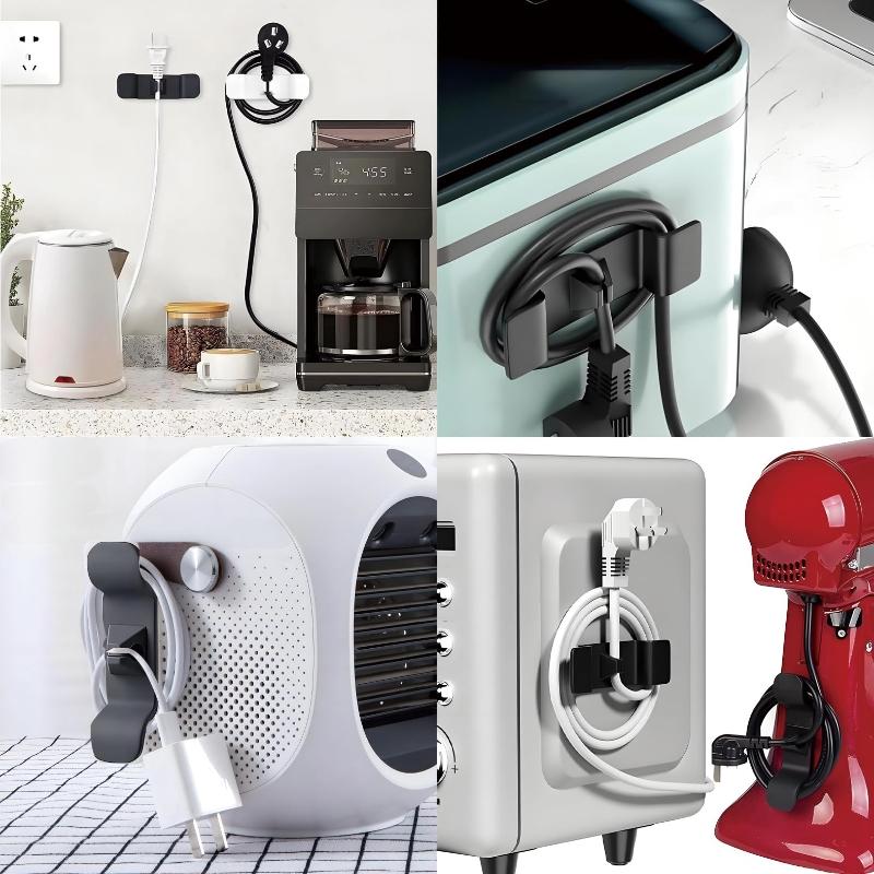 6 Pcs Kabel Wickler Küche Lagerung Draht Organizer Clip Halter Selbst Klebe Kaffeemaschine Küche Geräte Wickler Feste