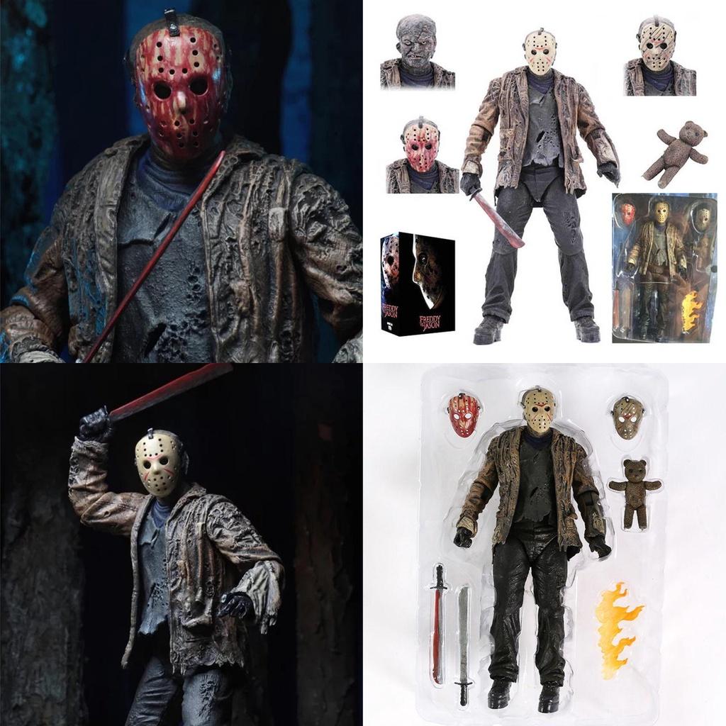 Neca Freddy Vs Jason Action Figure Model Jason Voorhees Movable Toy Collection With Exquisite Design