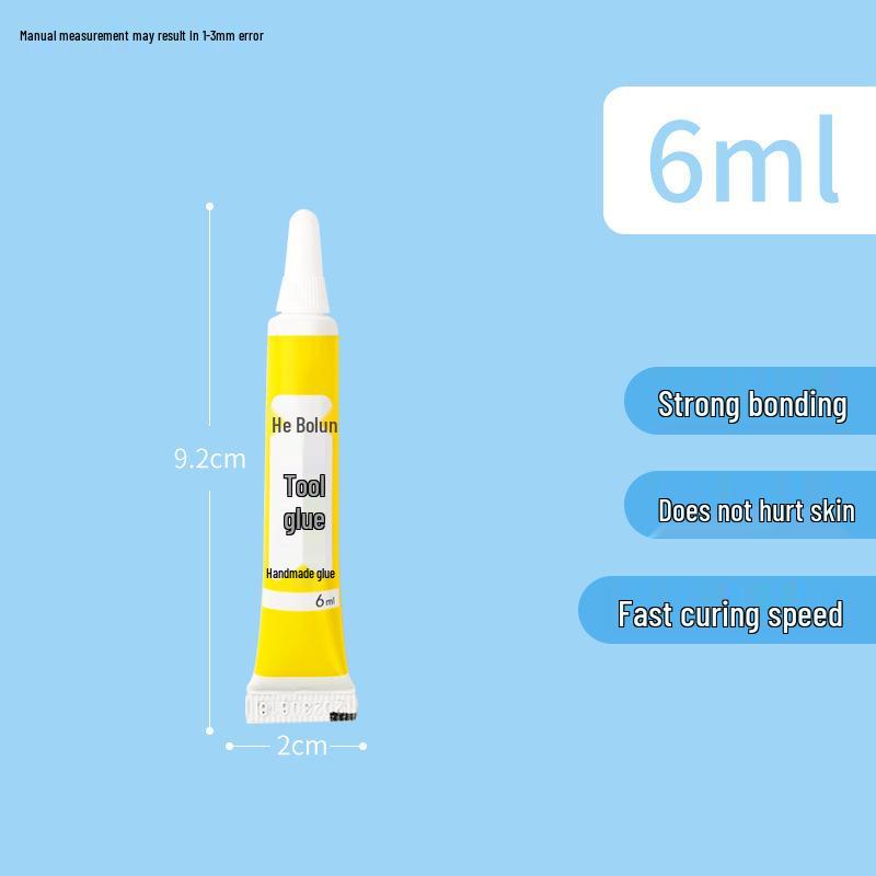 6ml Transparent Alcohol Glue for DIY Non-Woven Fabric, Dried Flower, and Origami Projects