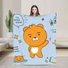K-Kakaos F-Friends   Plush Blanket Kids  Flannel Throw Blanket For Couch Chair Soft Custom Quality Bedspread Gift Idea