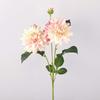 Handmade Artificial Dahlia Flower Real Touch Fake Flower Faux Dahlia Branch  Home Living Room Decor