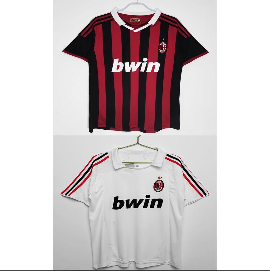 Retro AC Milan 06/07 Home Football Shirt - Kaka 09/10 Star Print Jersey