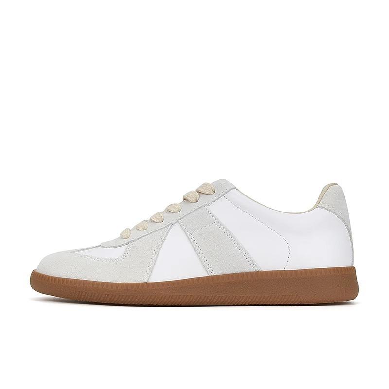 Retro Leather White Casual Versatile Summer Little White Shoes Women's Low-top Sports Board Shoes