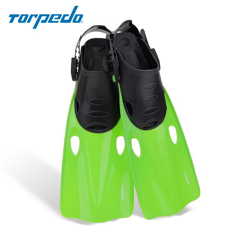 Lightweight Adjustable Snorkeling Fins Adults Teens Swimming Diving Gear PP Material
