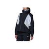 Under Armour Colorblock-Design Vintage Lässig Plissiert Gewebt Langarmjacke Damenjacken Schwarz 1388065-001