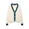 Autumn European & American Women's Street Fashion Cable Knit Cardigan