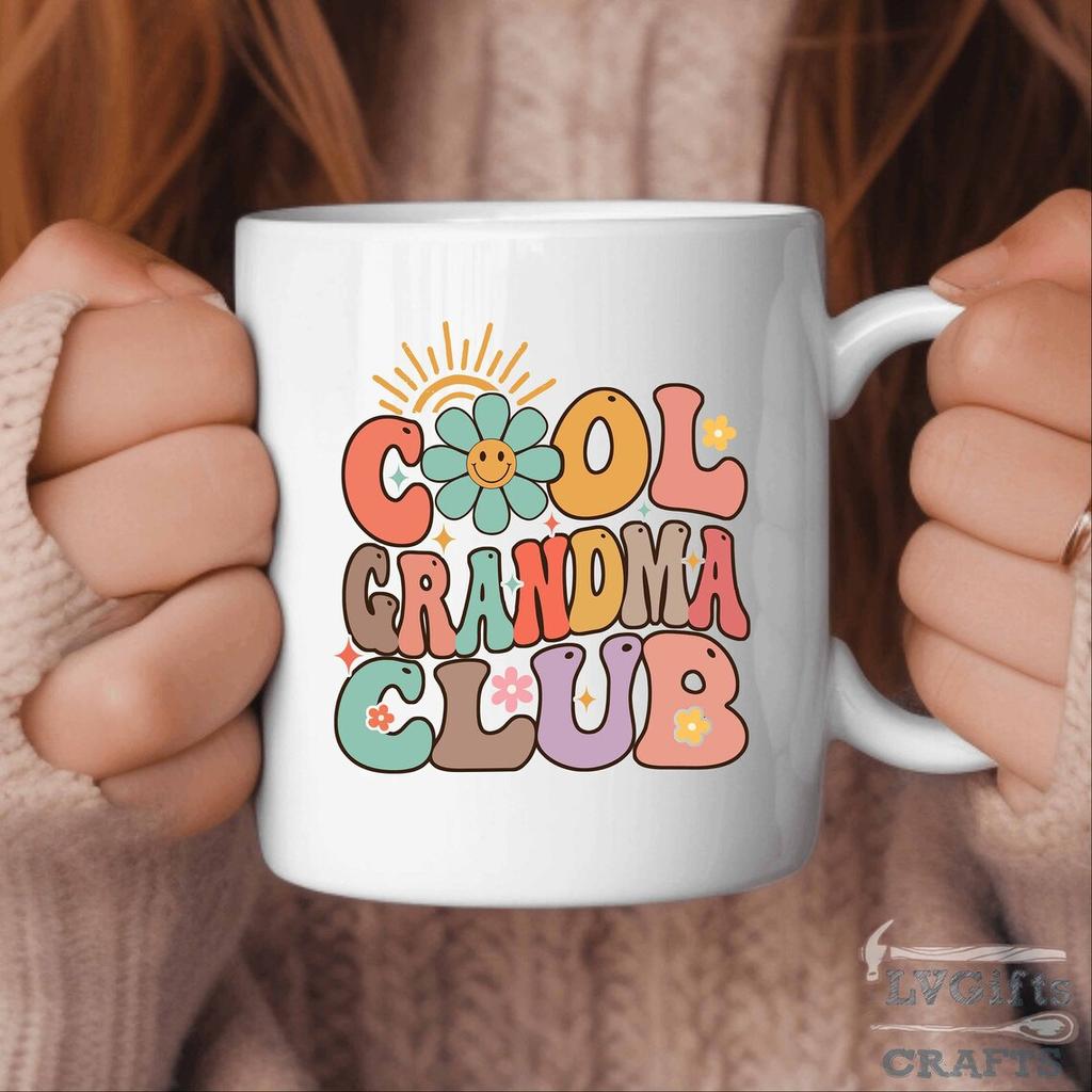 1ks 350ml Nový dárek ke Dni matek Babička Babička keramické hrnky na kávu