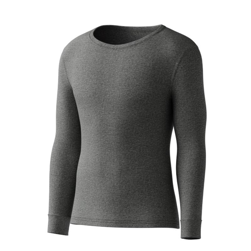 

HLA Men s Pure Cotton Crew Neck Thermal Baselayer Top L