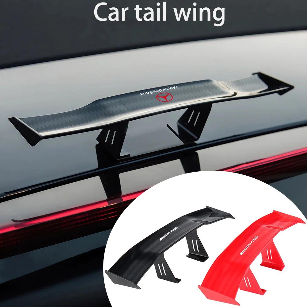 2025 Hot 1pc Car Universal Mini Spoiler Mini Tail Wings Styling Decor For Mercedes Benz W204 AMG W205 W211 W176 Cla Smart W177 W