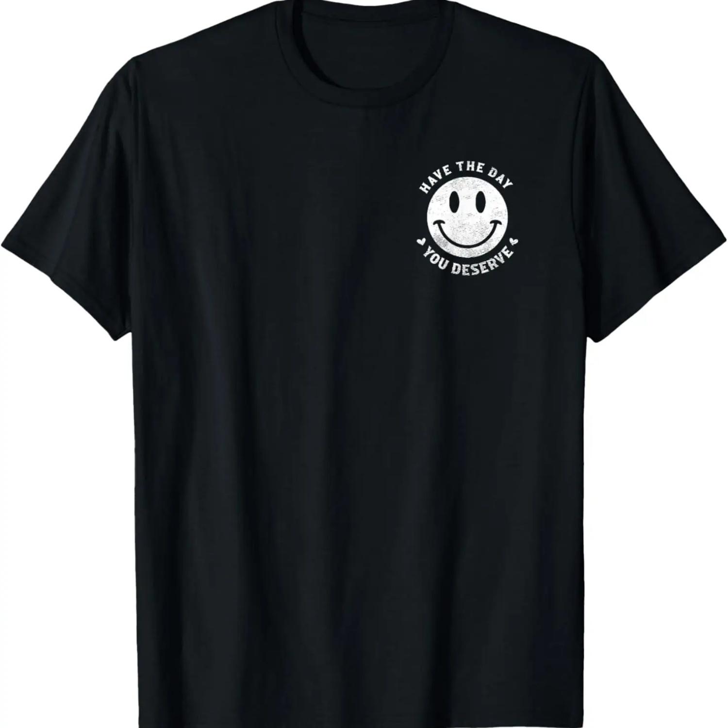 

2 Sided Motivational T-Shirt S чёрный