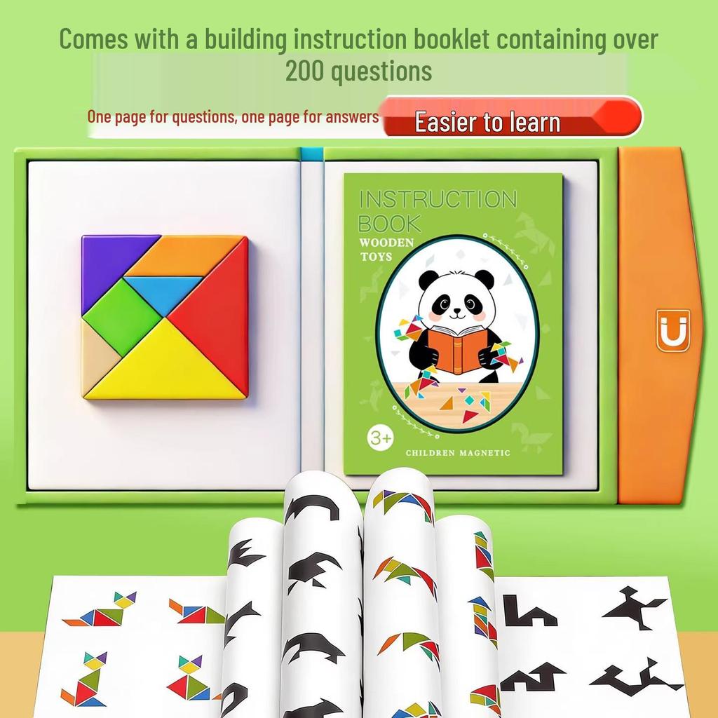 Year 1 Math Magnetic Tangram Puzzles - Educational Aids for Children's Learning