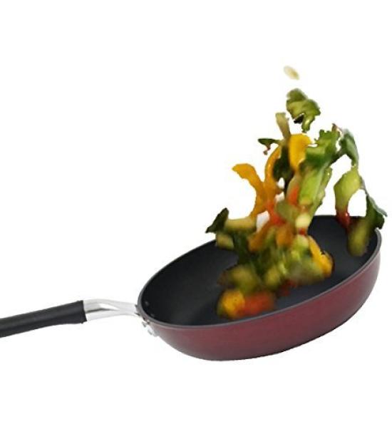 Urushiyama Metal Industry Frying Pan 20cm Heat Conductive and Heats Evenly Delicious Cooking Top Grade Teflon Platinum Plus Treatment Lightweight For