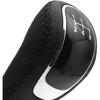 5 Speed Shift Knob, Weighted Manual Gear Shifter Knobs, Leather Gear Shifting Handle, Automotive Manual Universal Transmission, Interior Automatic