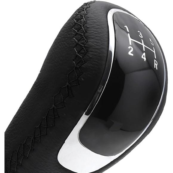 5 Speed Shift Knob, Weighted Manual Gear Shifter Knobs, Leather Gear Shifting Handle, Automotive Manual Universal Transmission, Interior Automatic
