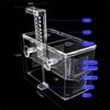 Highly Transparent Fish Breeding Box Acrylic Double Layer Hatching Incubator Suspension Aquarium Isolation Box Nursery