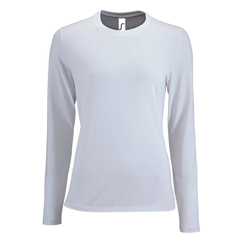 SOLS Camiseta Imperial de Manga Larga para Mujer