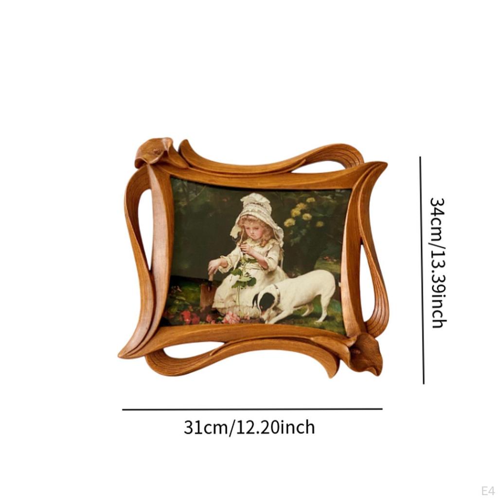 Decorative Frame with Lily Flower Design, for Home and Office Displays
