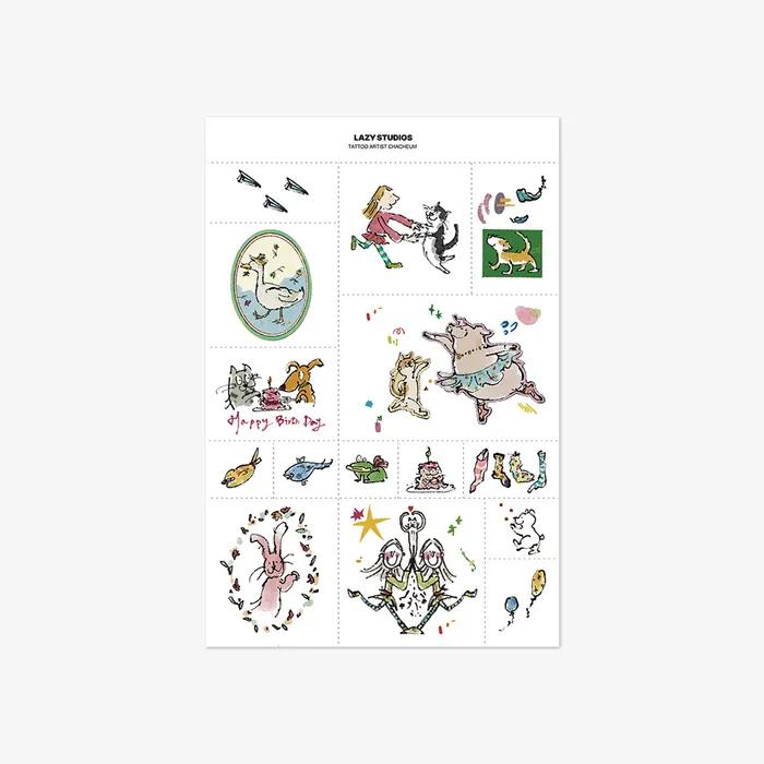 

Тату-мастер Chajeo 01 Временная наклейка-тату