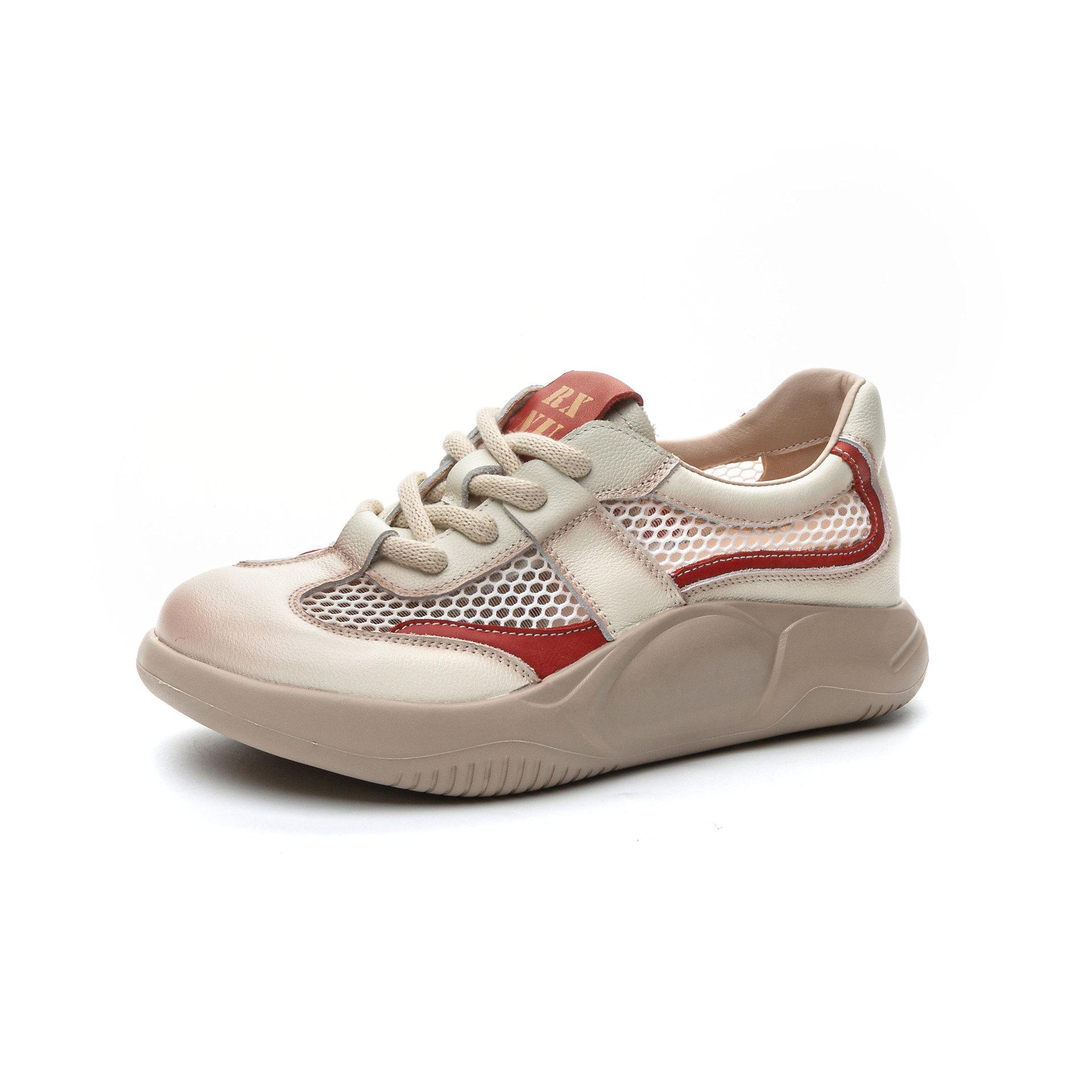 

Повседневная обувь Туфли на толстой подошве Плоские женские туфли 40 красный