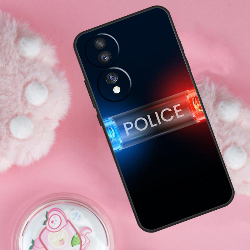 Police SWAT FBI Case For Honor Magic 6 5 7 Lite Honor 200 Pro 50 70 90 Lite X9b X9a X8b X8a X8 X9 X9c Cover