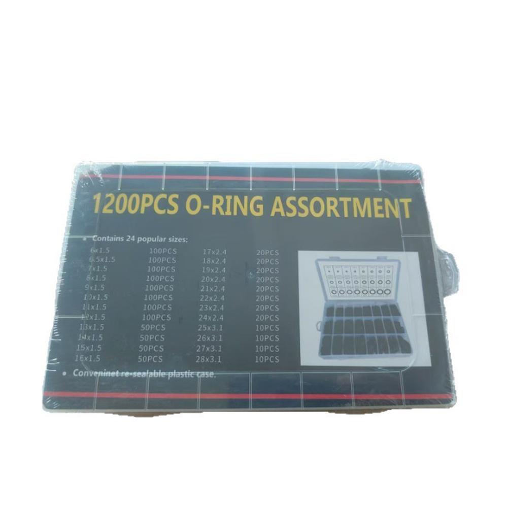 1200 шт./Коробка Набор уплотнительных колец Резиновый набор уплотнительных колец Различные размеры Маслостойкие Высокотемпературные Уплотнительные кольца Инструмент для полировки A China Mainland