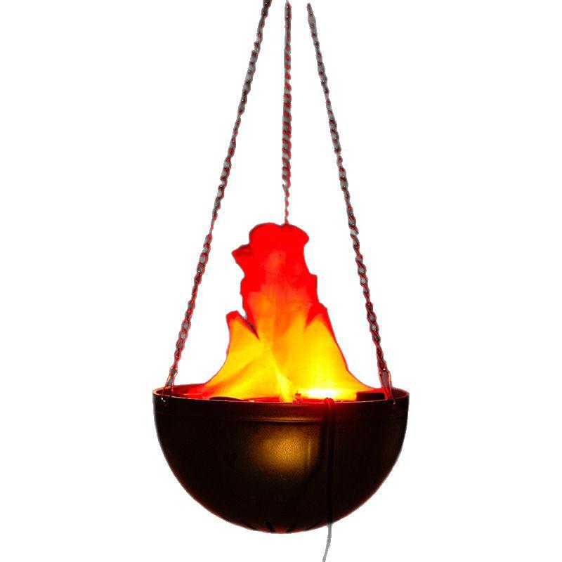 Simulated Flame Lamp for Halloween Haunted House or Bar Decor