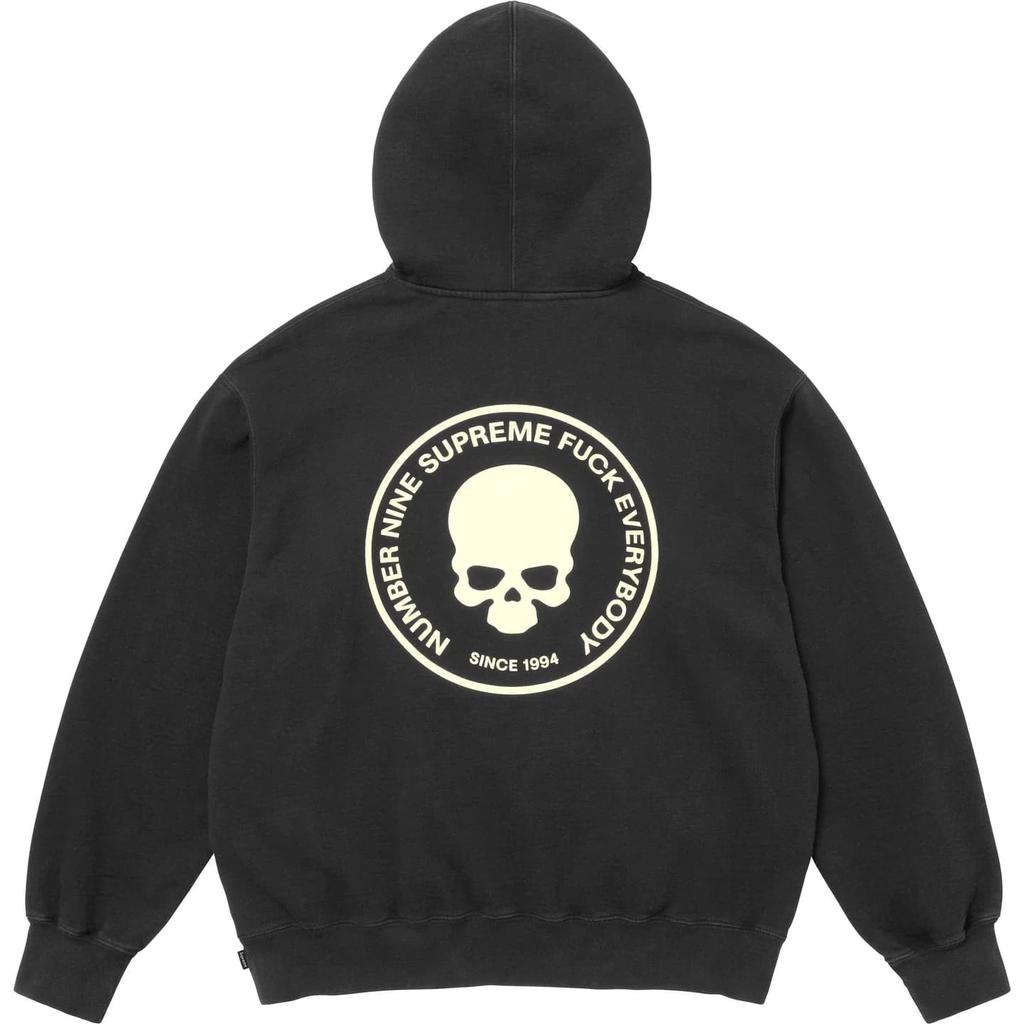 Supreme Number (N)ine Hooded Sweatshirt Black