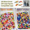 Dětské hračky Stavebnice Dárkový talíř Figurka 260g Asi 200ks Puzzle DIY pro děti 16 barev/smíšené barvy/chlapecký/dívčí styl