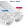 Convenient Window Adapter Air Conditioning Hose Accessories Exhaust Hose Adapter Window General Use Alloy for 13/15cm