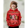 Children's Clothes Christmas Pattern Cute Print Boy Long Sleeve Sweatshirt Christmas Gift Children 3-14y Pullover Boys Clothing