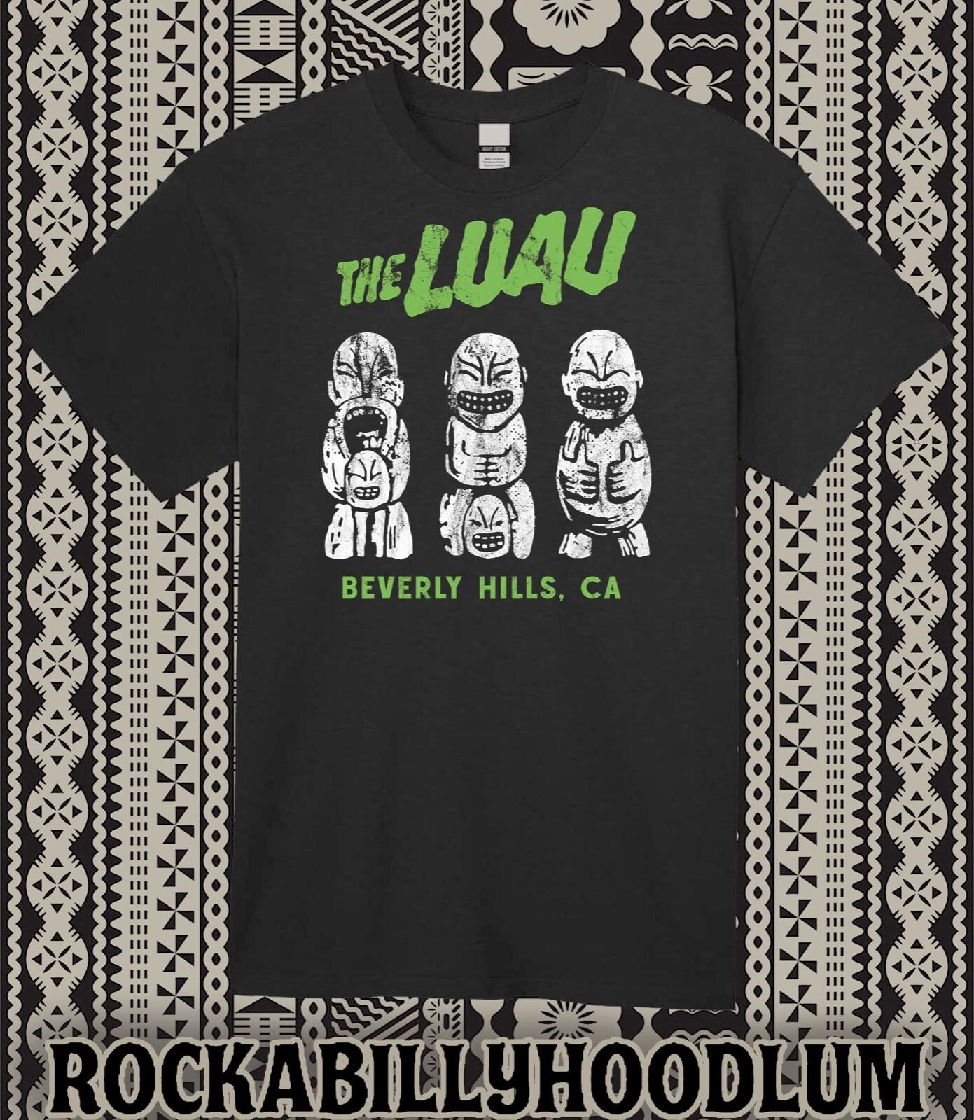 Retro Tiki Tee T Shirt Bar Mug Restaurant The Luau Beverly Hills Polynesian L