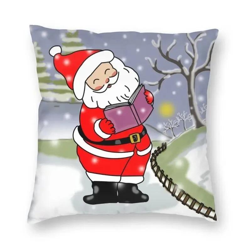 

Наволочки с рождественской тематикой Аксессуары для автомобиля Офис Санта-Клаус Гостиная Диван Домашние наволочки 40x40cm