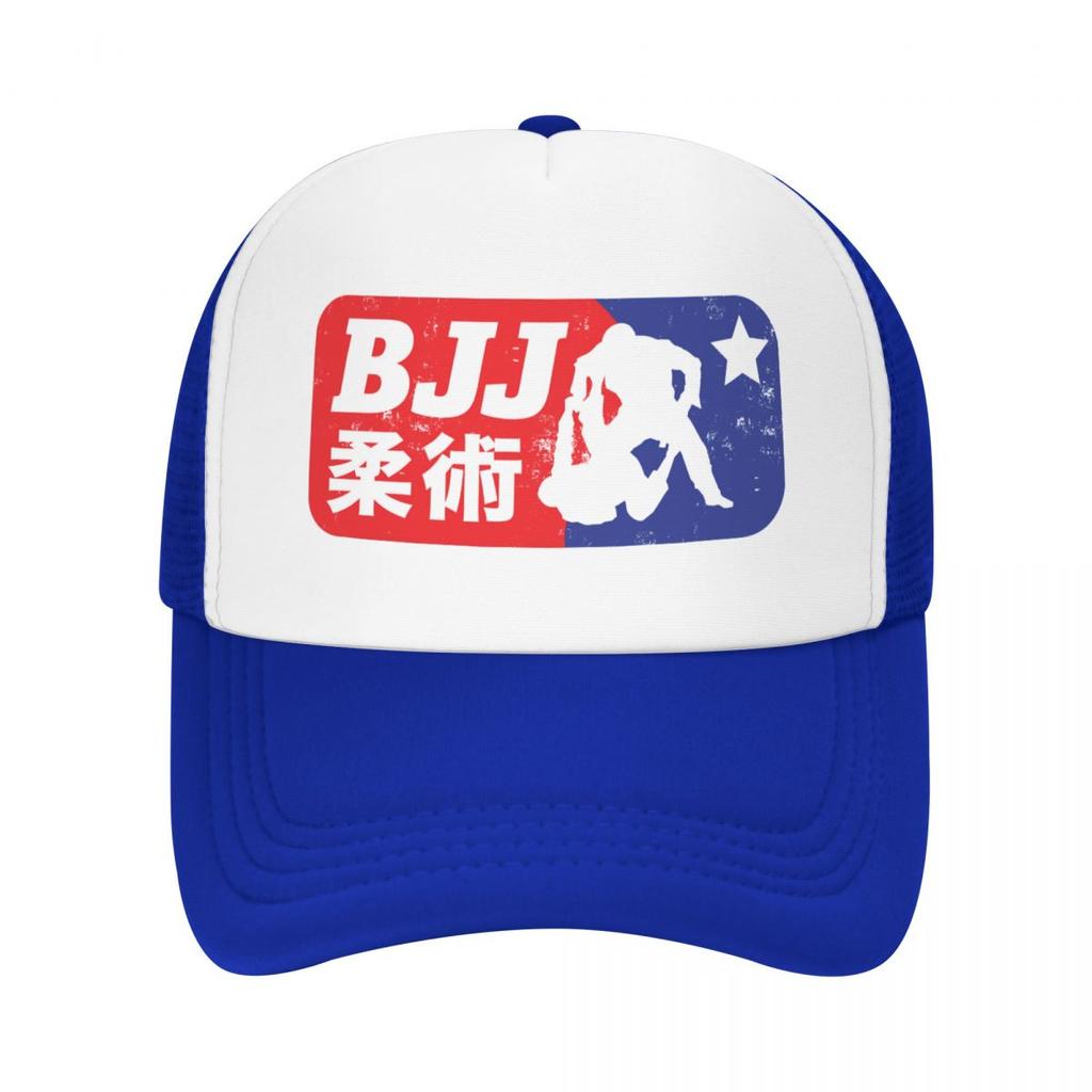 Punk Unisex Retro BJJ Brazilian Jiu Jitsu Trucker Hat Adult Adjustable Baseball Cap Women Unisex Sun Protection Snapback Caps