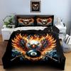 Fiery Eagle Design. Bedding Duvet Cover Sets Duvet Covers Pillowcases Gifts (1 * Duvet Cover 2 * Pillowcases, Without Duvet Insert)