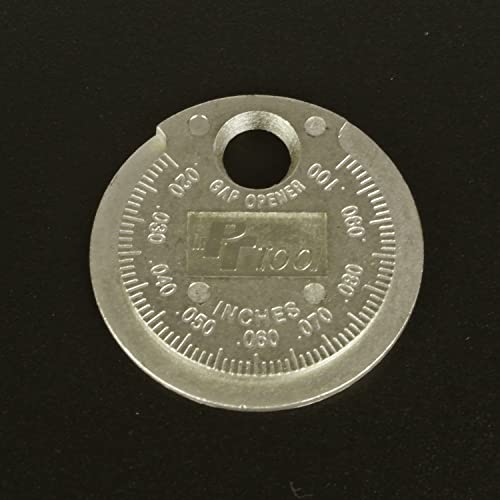 

1 шт. Щуп для зазора свечи зажигания, Щуп для зазора свечи зажигания, Размер: приблизительно. Диаметр 1,5 дюйма