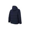 Anta Solid Color Zipper Hooded Down Jacket Men Outerwear Midnight-Blue 152347910-5