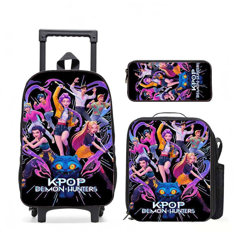 Kpop Witch Hunters Casual Backpack Digital Printing Men'S And Women'S Commuter Backpack Rod Backpack Student Bag