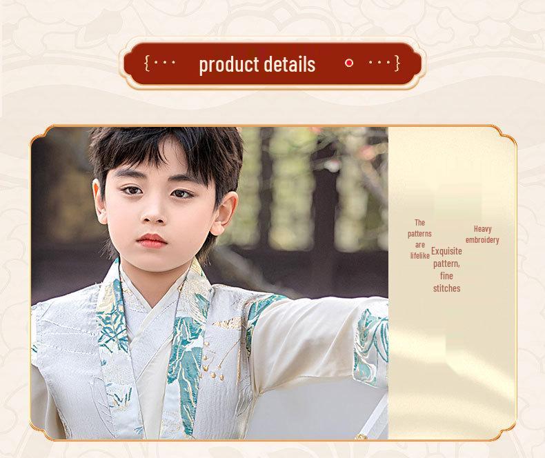 2026 Spring/Autumn Boys' Hanfu: Ancient Costume Tang Suit for Sinology and Performance
