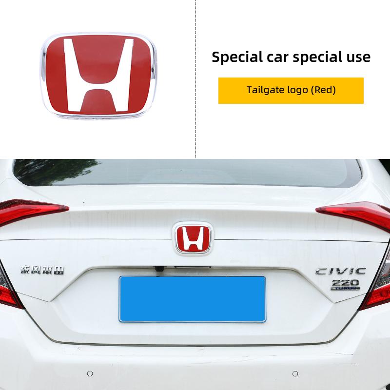 Honda Civic Fit HRV Vezel Avancier Car Emblem Decor Sticker for Front Grille Trunk Steering Wheel Accessories 2006-2025 Models