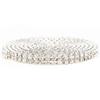 1pcs 3mm Rhinestones Rhinestone Chain Ribbon 2 Row Design DIY Wrap Roll Ribbon  For DIY Crafts