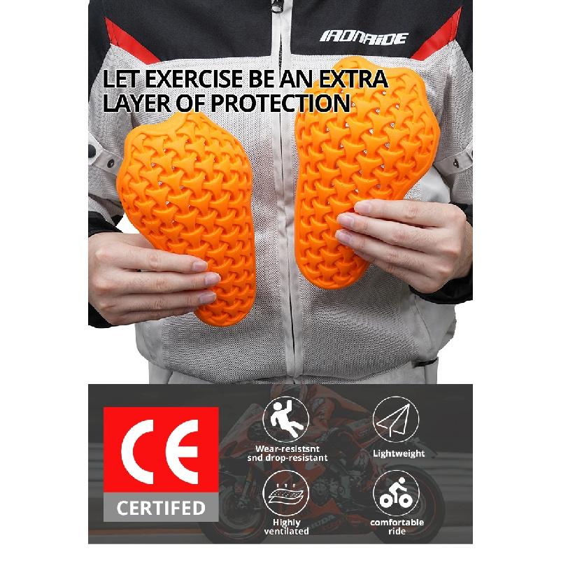 Motorcycle Protective Gear For Off-road Riding Chest Back Knee Elbow Protection Equipment Built-in Inserted Protective Gear