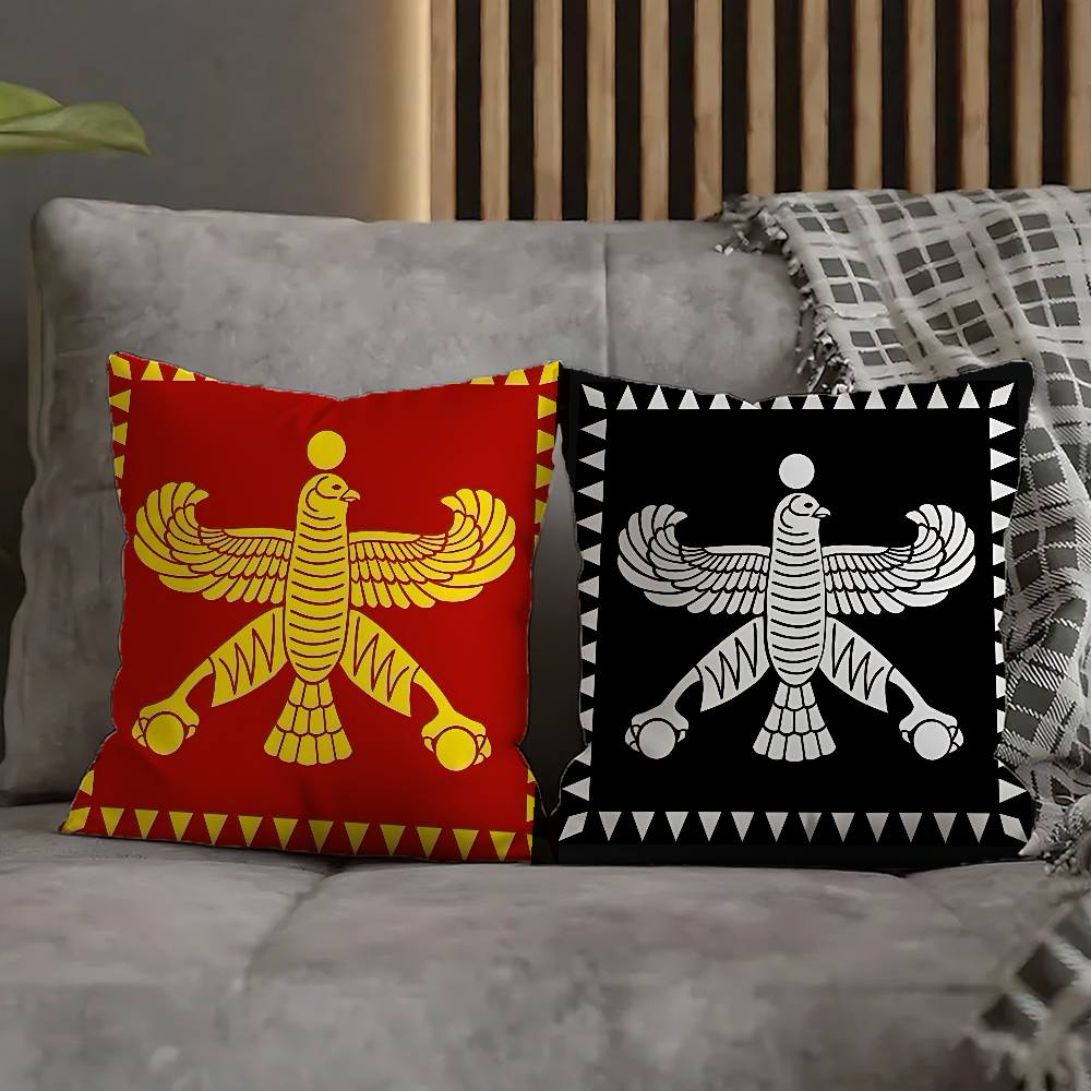 A-Achaemenid E-Empire Throw Pillow Case For 45x45cm 40x40cm 55x55cm 50x50cm 30x30cm Square Car Pillowcase Shell