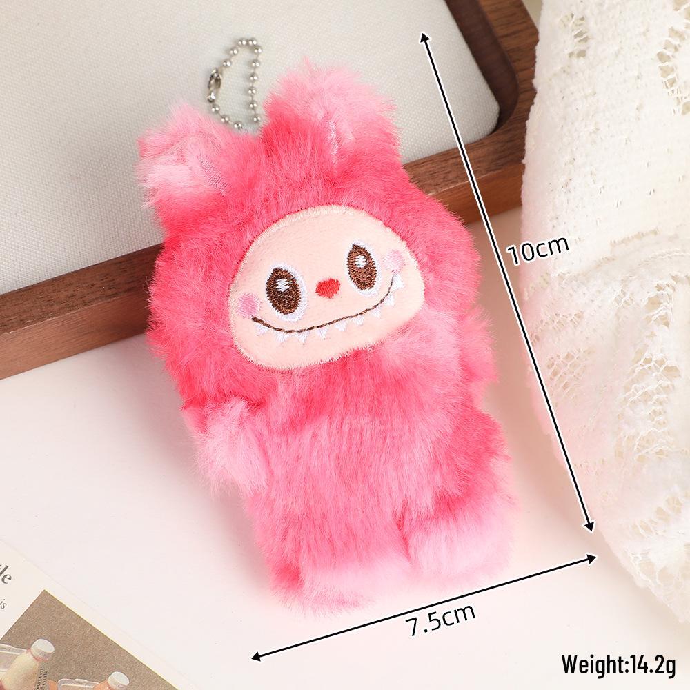 

Красочный большой плюшевый брелок-пищалка Лабубу 7.5*10 cm