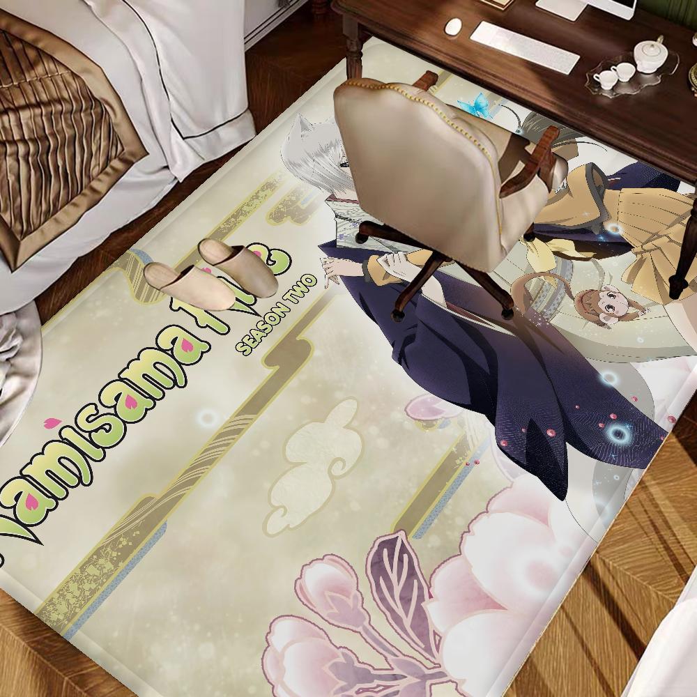 Kamisama Kiss Bathroom Mat Non-Slip Laundry Room Mat Laundry Decor Balcony Child Living Room Toilet Rug
