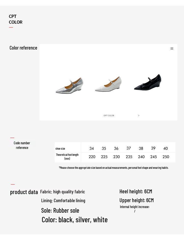 Women's 2025 Autumn/Winter French Wedge Heels - Sexy Royal Sister Style