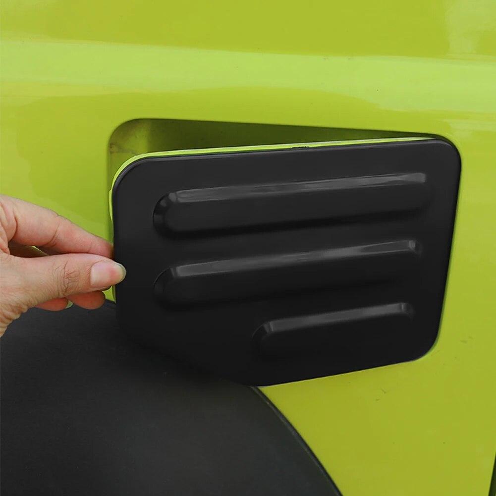 Car Fuel Filler Tank Cover Oil Fuel Tank Cap Cover Decoration Stickers For Suzuki Jimny JB64 JB74 2018